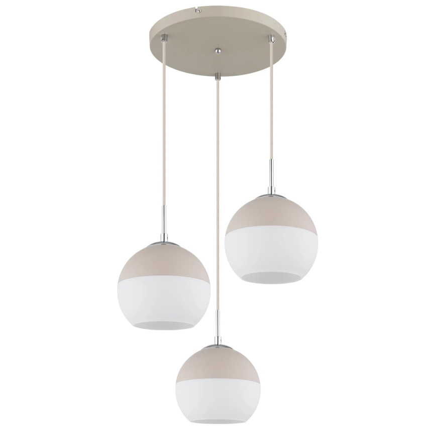 Globo - Lampadario a sospensione con cavo 3xE27/60W/230V