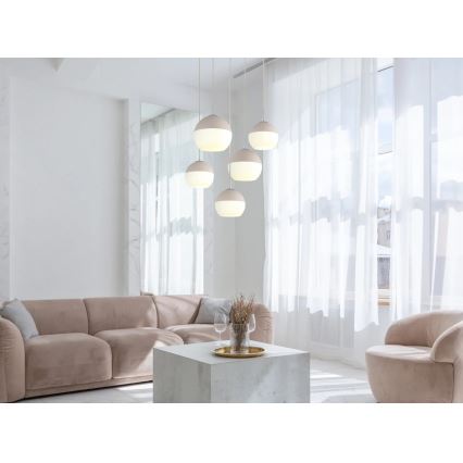 Globo - Lampadario a sospensione con cavo, 5x E27/60W/230V