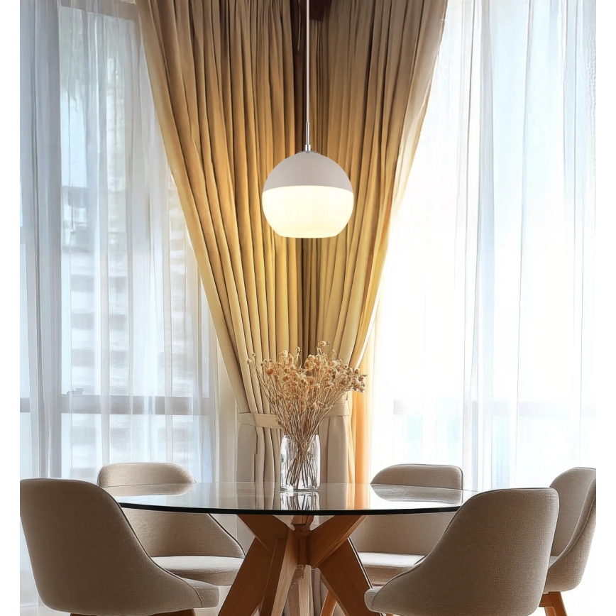 Globo - Lampadario a sospensione con cavo 1xE27/60W/230V Ø 25 cm