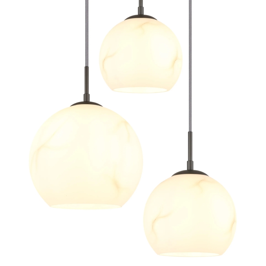 Globo - Lampadario a sospensione con cavo 5xE27/60W/230V Ø 75 cm