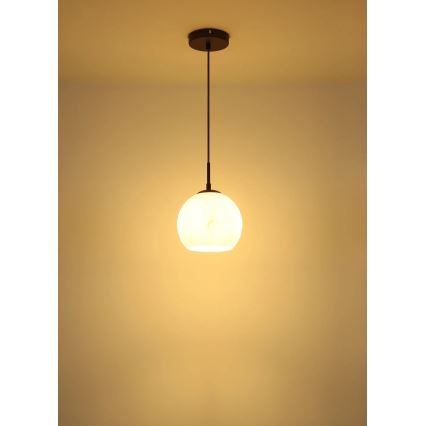 Globo - Lampada a sospensione con cavo 1xE27/60W/230V Ø 20 cm
