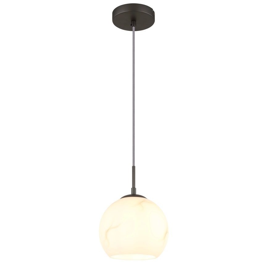 Globo - Lampada a sospensione con cavo 1xE27/60W/230V Ø 20 cm