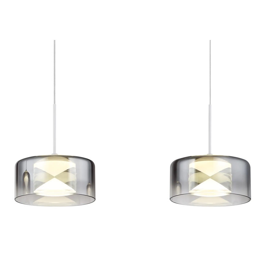 Globo - Lampada a sospensione LED su cavo LED/24W/230V bianco/fumé