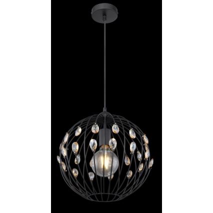 Globo - Lampadario a sospensione con cavo 1xE27/60W/230V Ø 30 cm