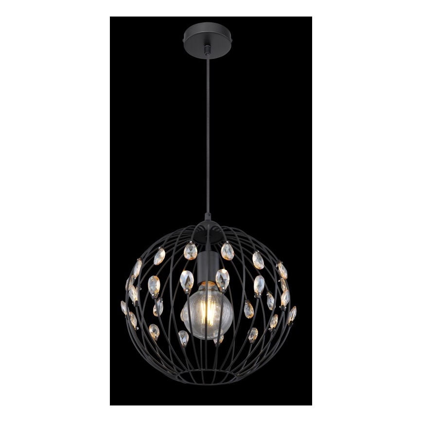 Globo - Lampadario a sospensione con cavo 1xE27/60W/230V Ø 30 cm