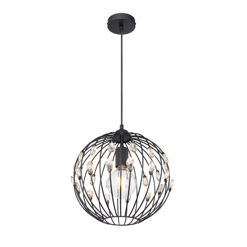 Globo - Lampadario a sospensione con cavo 1xE27/60W/230V Ø 30 cm