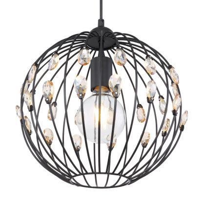 Globo - Lampadario a sospensione con cavo 1xE27/60W/230V Ø 30 cm