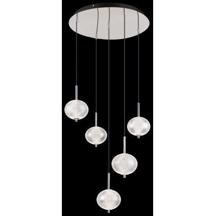 Globo - Lampadario LED a sospensione con filo 5xLED/6,6W/230V 3000/4500/6500K