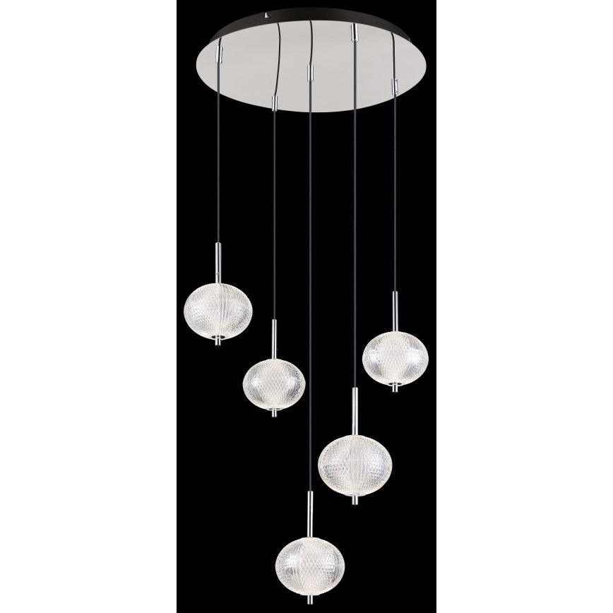 Globo - Lampadario LED a sospensione con filo 5xLED/6,6W/230V 3000/4500/6500K