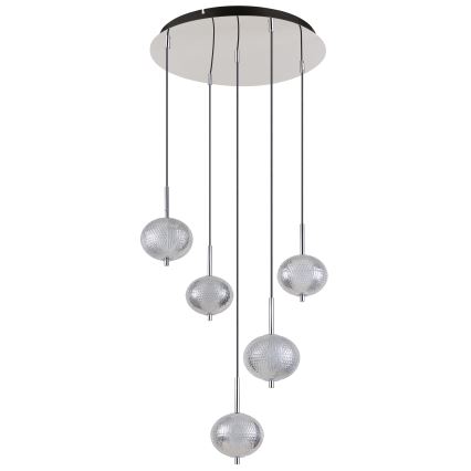 Globo - Lampadario LED a sospensione con filo 5xLED/6,6W/230V 3000/4500/6500K