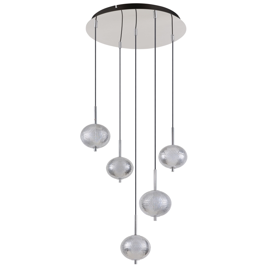 Globo - Lampadario LED a sospensione con filo 5xLED/6,6W/230V 3000/4500/6500K