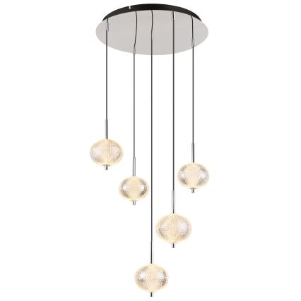 Globo - Lampadario LED a sospensione con filo 5xLED/6,6W/230V 3000/4500/6500K