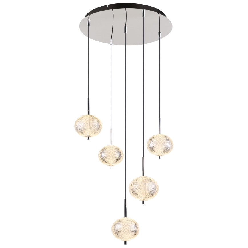 Globo - Lampadario LED a sospensione con filo 5xLED/6,6W/230V 3000/4500/6500K