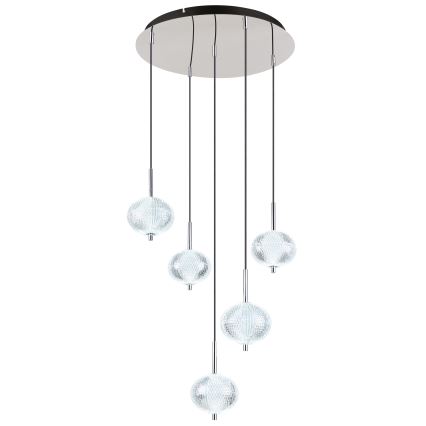 Globo - Lampadario LED a sospensione con filo 5xLED/6,6W/230V 3000/4500/6500K