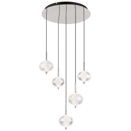 Globo - Lampadario LED a sospensione con filo 5xLED/6,6W/230V 3000/4500/6500K