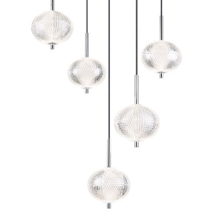 Globo - Lampadario LED a sospensione con filo 5xLED/6,6W/230V 3000/4500/6500K