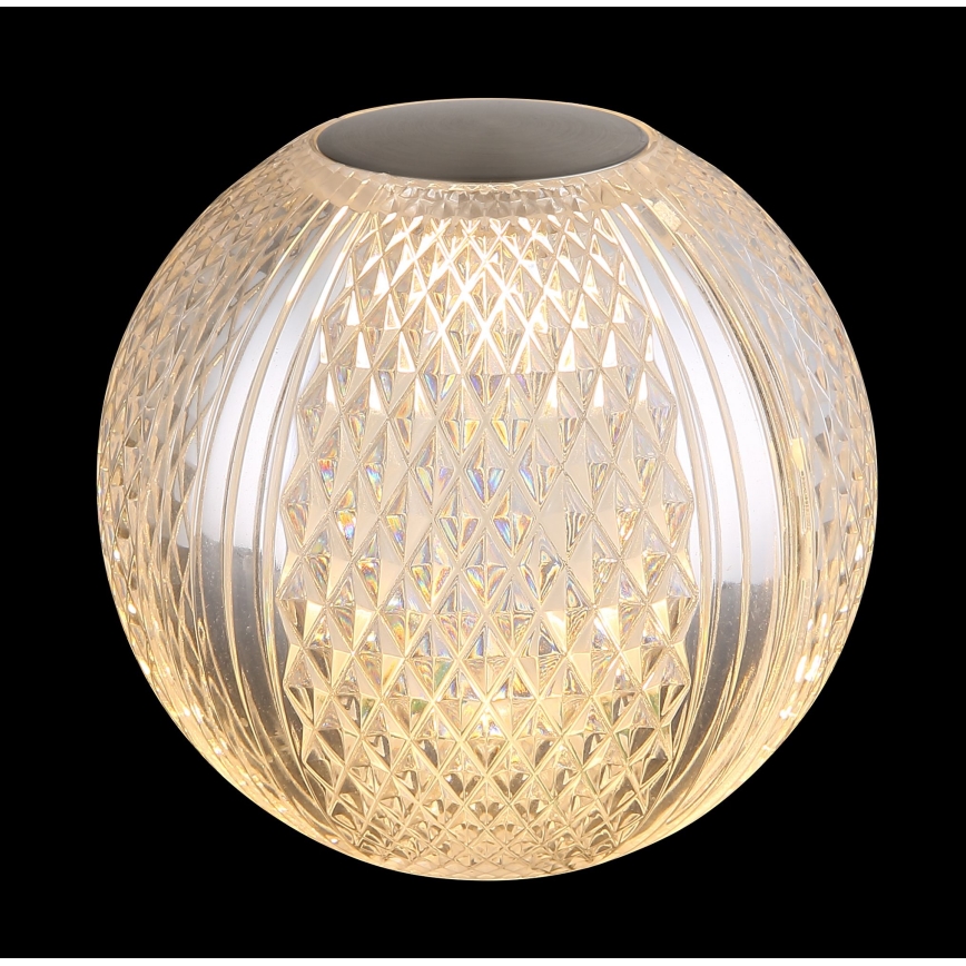Globo - Lampada da tavolo LED dimmerabile con funzione Touch LED/2W/5V 1200 mAh USB limpido