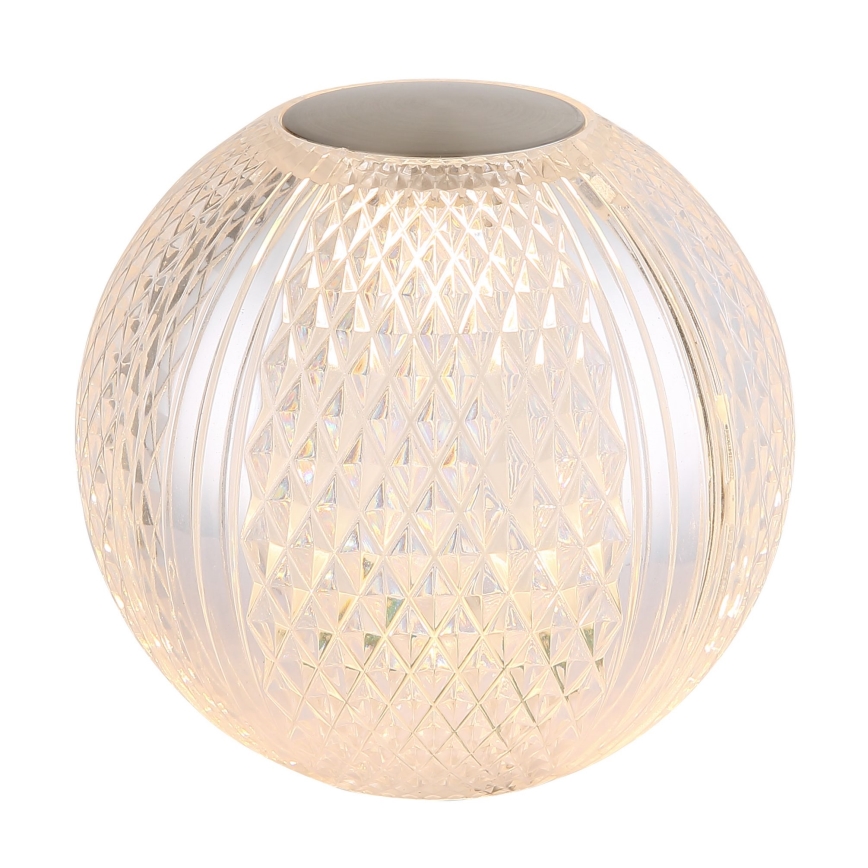 Globo - Lampada da tavolo LED dimmerabile con funzione Touch LED/2W/5V 1200 mAh USB limpido
