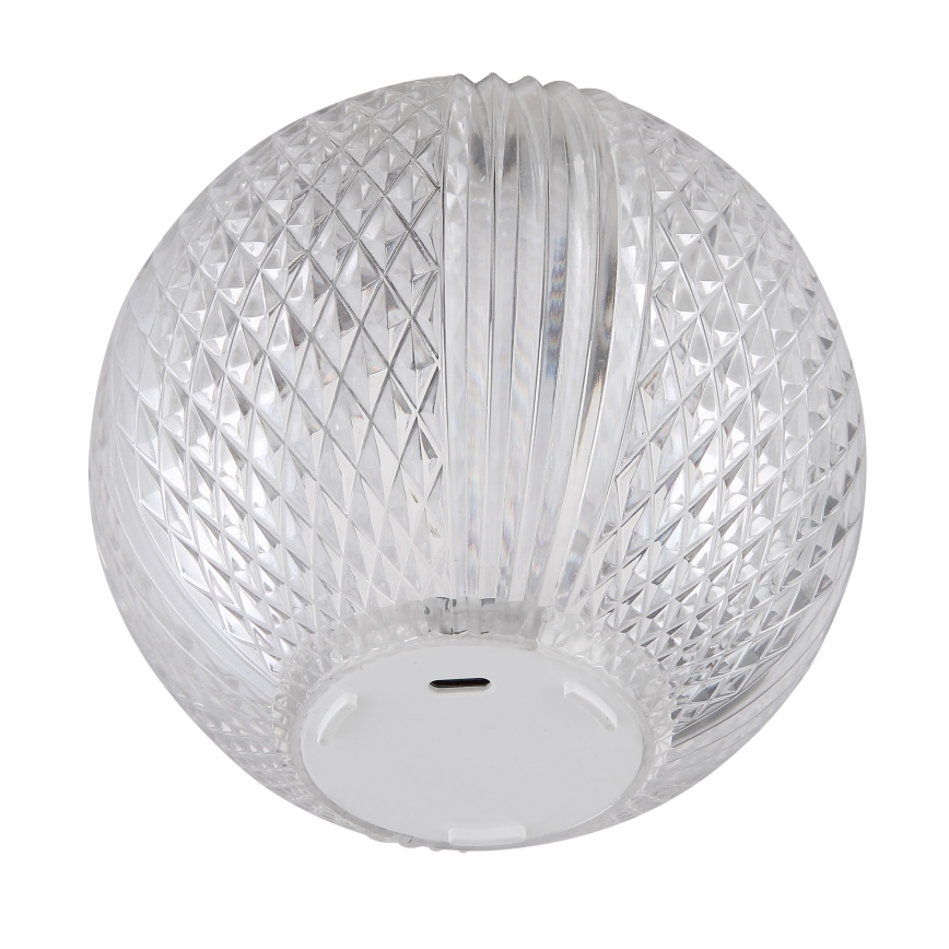 Globo - Lampada da tavolo LED dimmerabile con funzione Touch LED/2W/5V 1200 mAh USB limpido