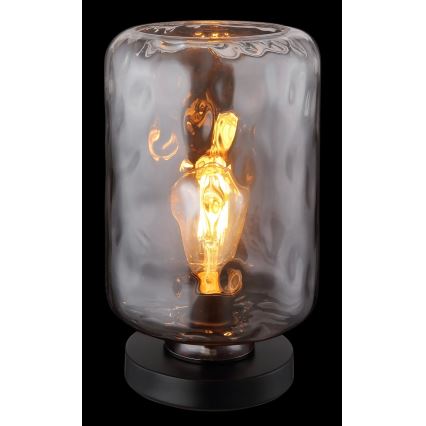 Globo - Lampada da tavolo 1xE27/60W/230V grigio