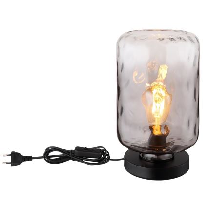 Globo - Lampada da tavolo 1xE27/60W/230V grigio