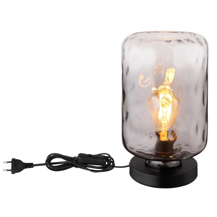 Globo - Lampada da tavolo 1xE27/60W/230V grigio