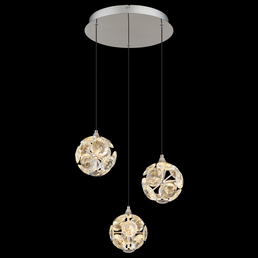 Globo - Lampadario LED a sospensione con cavo LED/24W/230V