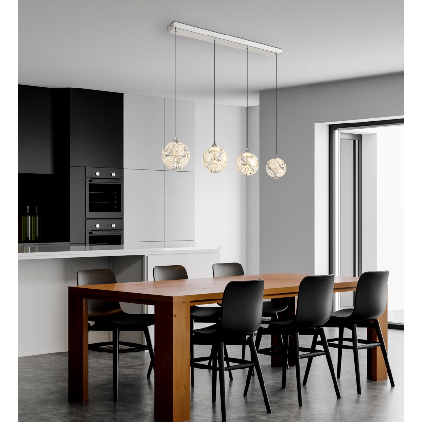 Globo - Lampadario a sospensione LED su cavo LED/32W/230V