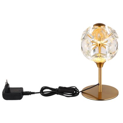Globo - Lampada da tavolo a LED 8W/230V 3000K oro