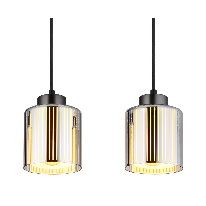 Globo - Lampadario a sospensione con filo 4xE27/60W/230V cromo lucido