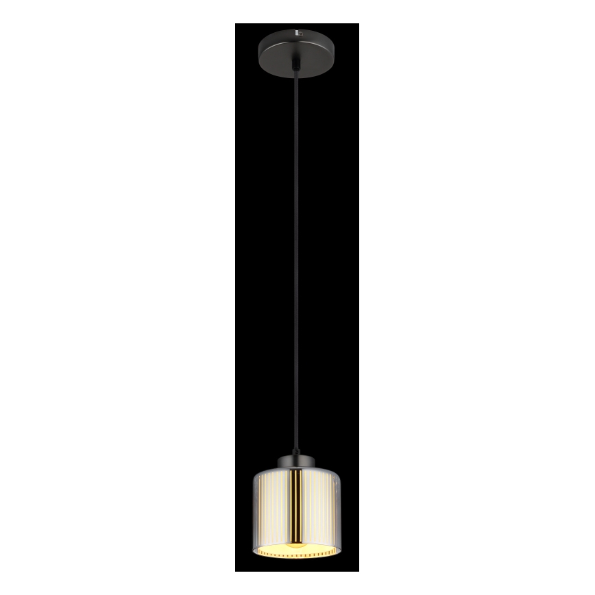 Globo - Lampadario a sospensione con filo 1xE27/60W/230V cromo lucido diametro 14 cm