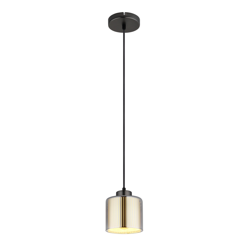 Globo - Lampadario a sospensione con filo 1xE27/60W/230V cromo lucido diametro 14 cm