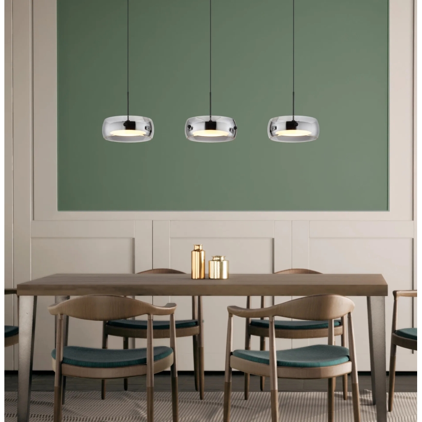 Globo - Lampadario LED sospeso su cavo LED/30W/230V 3000K