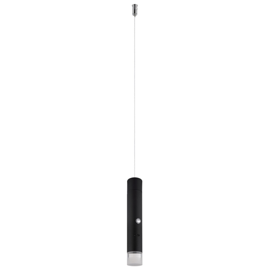 Globo - Lampada ricaricabile dimmerabile a sfioramento 2 in 1 LED/2W/230/5V nero