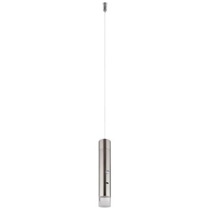 Globo - Lampada ricaricabile LED dimmerabile a sfioramento 2 in 1 LED/2W/230/5V cromo opaco