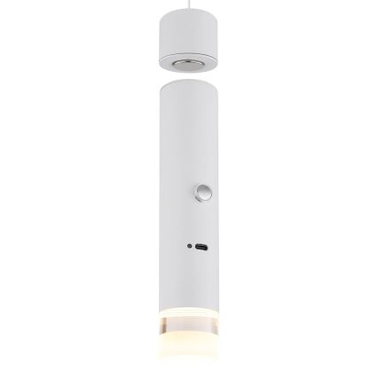 Globo - Lampada ricaricabile dimmerabile a sfioramento 2-in-1 LED/2W/230V/5V, bianco