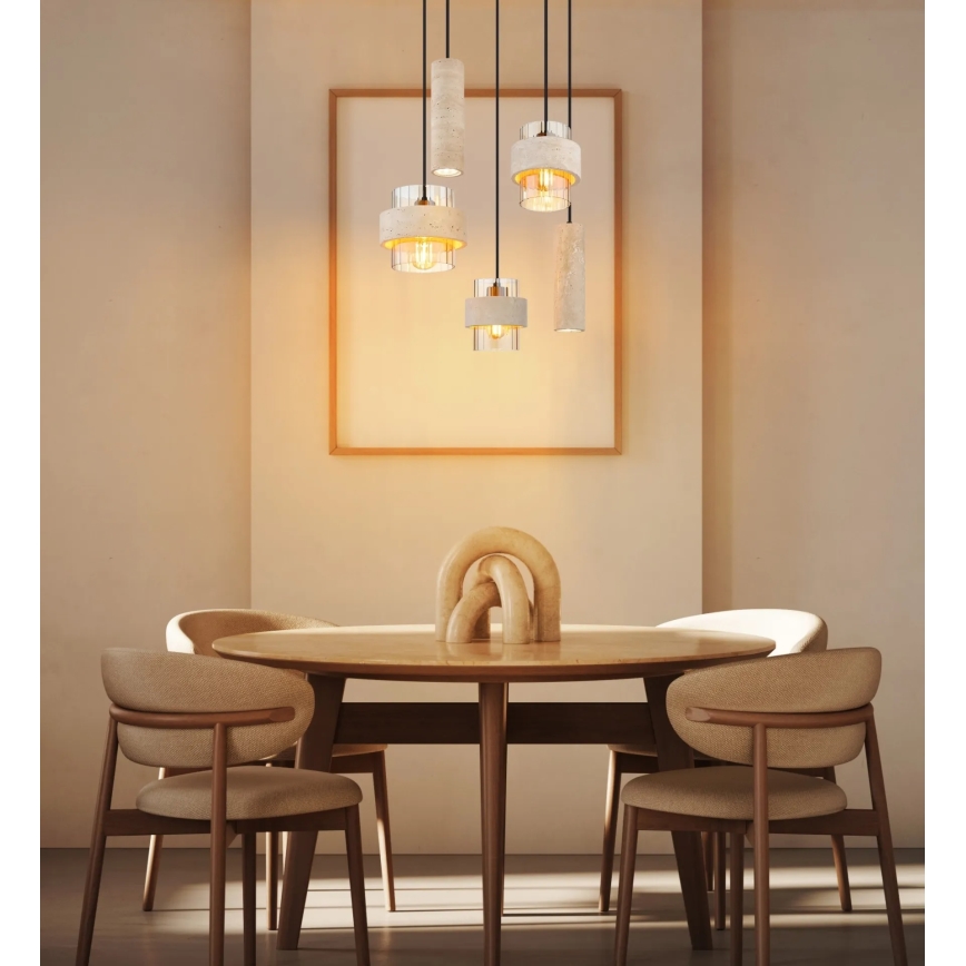 Globo - Lampadario sospeso con cavo 3xE27/40W/230V + 2xGU10/10W