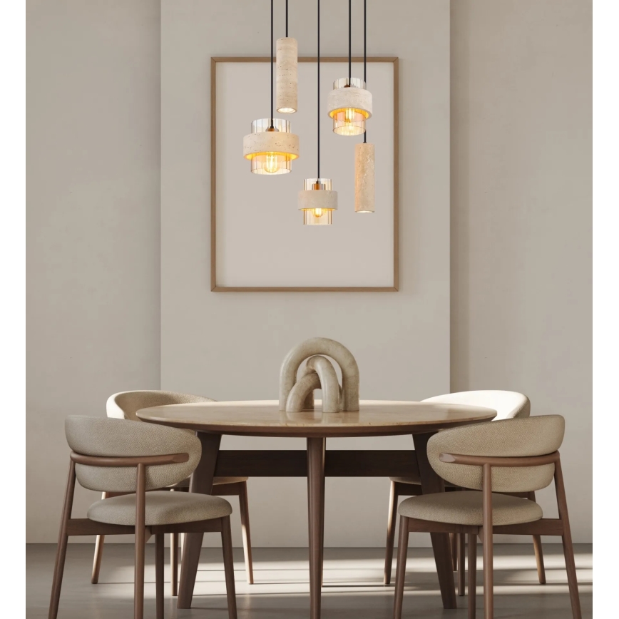 Globo - Lampadario sospeso con cavo 3xE27/40W/230V + 2xGU10/10W