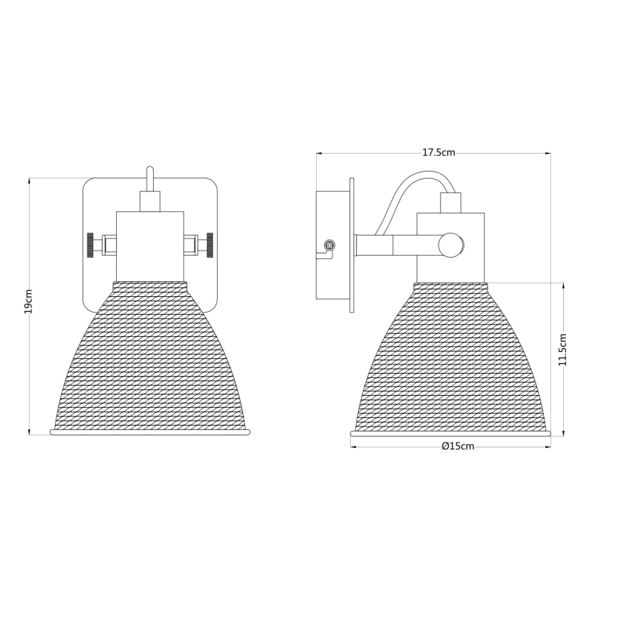 Globo - Faretto da parete 1xE14/40W/230V