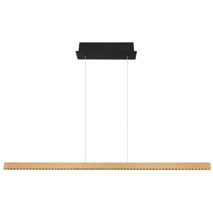 Globo - Lampadario a sospensione LED dimmerabile con controllo touch, 43 W, 230 V, 4000 K, finitura ottone