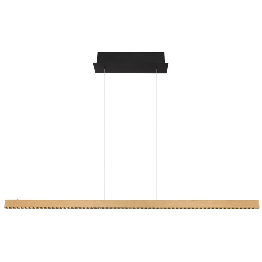 Globo - Lampadario a sospensione LED dimmerabile con controllo touch, 43 W, 230 V, 4000 K, finitura ottone