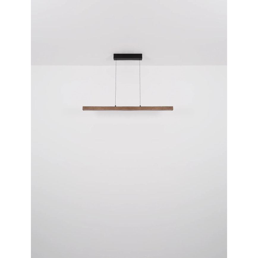 Globo - Lampadario LED dimmerabile con controllo touch su cavo LED/24W/230V + LED/3W 3000K marrone