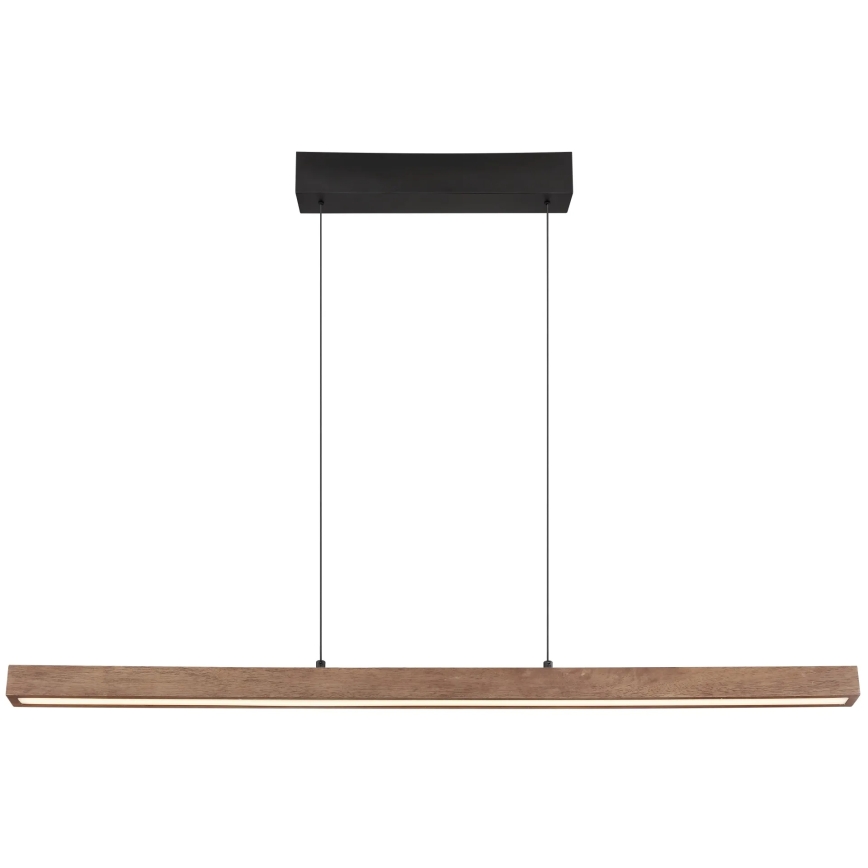 Globo - Lampadario LED dimmerabile con controllo touch su cavo LED/24W/230V + LED/3W 3000K marrone