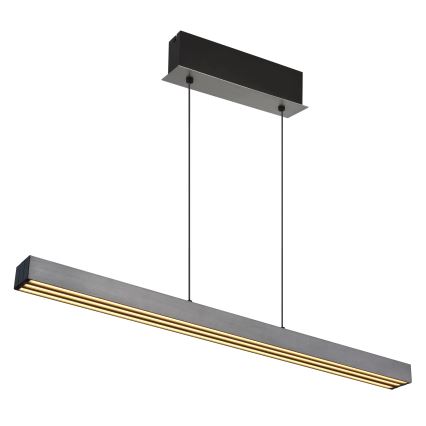 Globo - Lampadario a sospensione dimmerabile con comando touch su cavo LED/39W/230V 2700/4000/6000K grigio