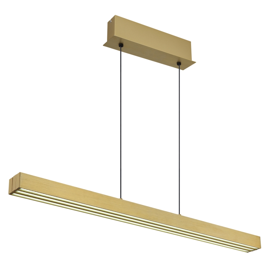 Globo - Lampadario LED dimmerabile con controllo touch su cavo LED/39W/230V 2700/4000/6000K ottone