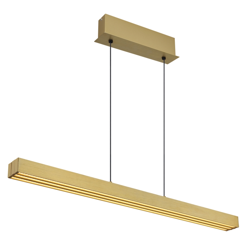 Globo - Lampadario LED dimmerabile con controllo touch su cavo LED/39W/230V 2700/4000/6000K ottone