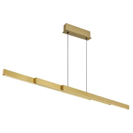 Globo - Lampadario LED dimmerabile con controllo touch su cavo LED/39W/230V 2700/4000/6000K ottone