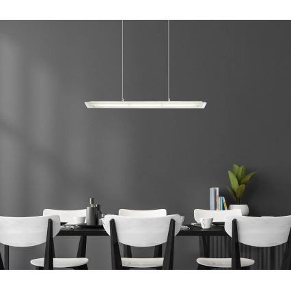 Globo - Lampadario LED sospeso dimmerabile con comando a sfioramento su cavo LED/12W/230V 3000/4000/6500K