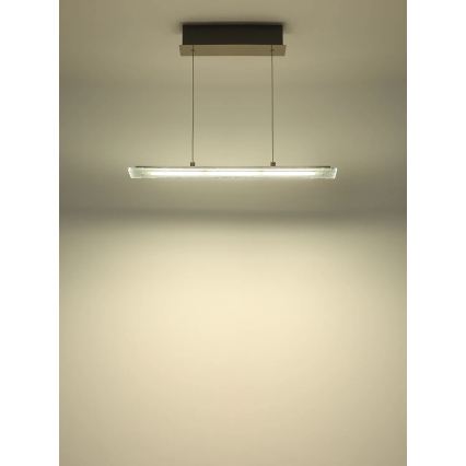 Globo - Lampadario LED sospeso dimmerabile con comando a sfioramento su cavo LED/12W/230V 3000/4000/6500K
