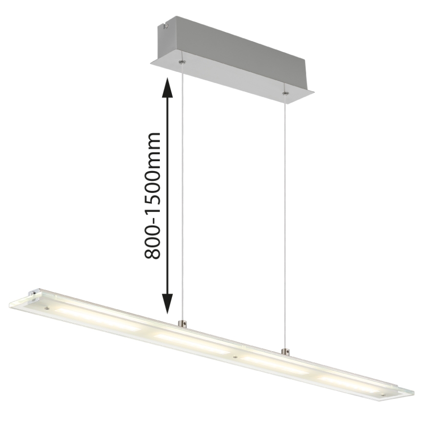 Globo - Lampadario LED dimmerabile con controllo touch su cavo LED/20W/230V 3000/4000/6500K